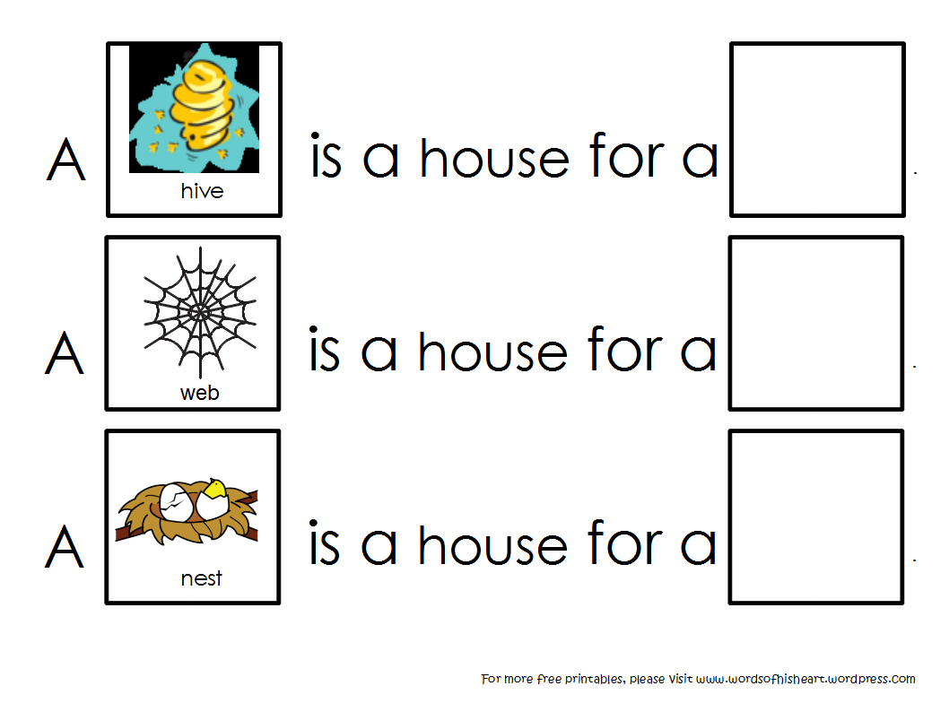 A House Is A House For Me â Animal Habitats